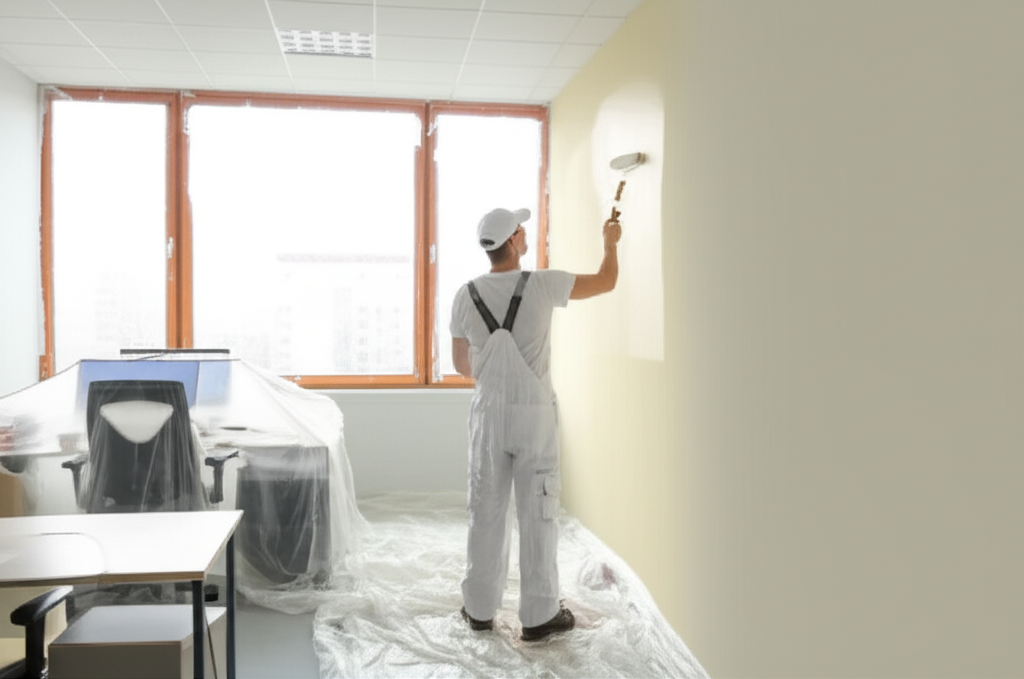 Commercial office painting