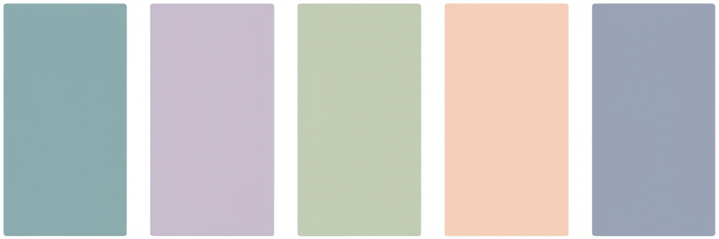 Warm color tones