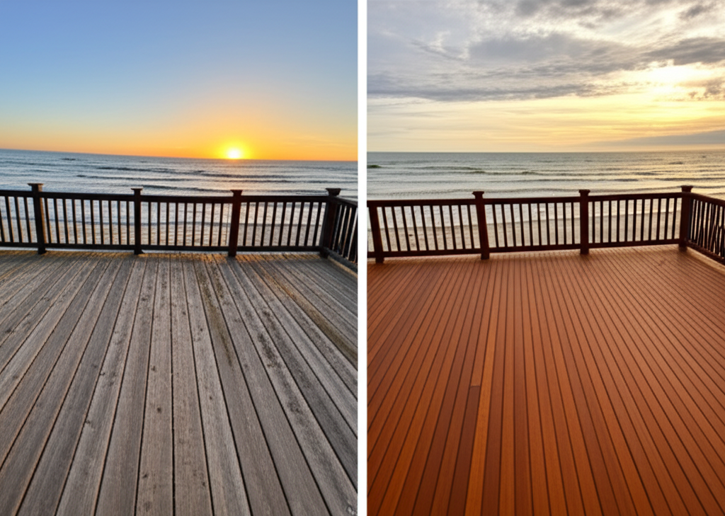 Deck staining project